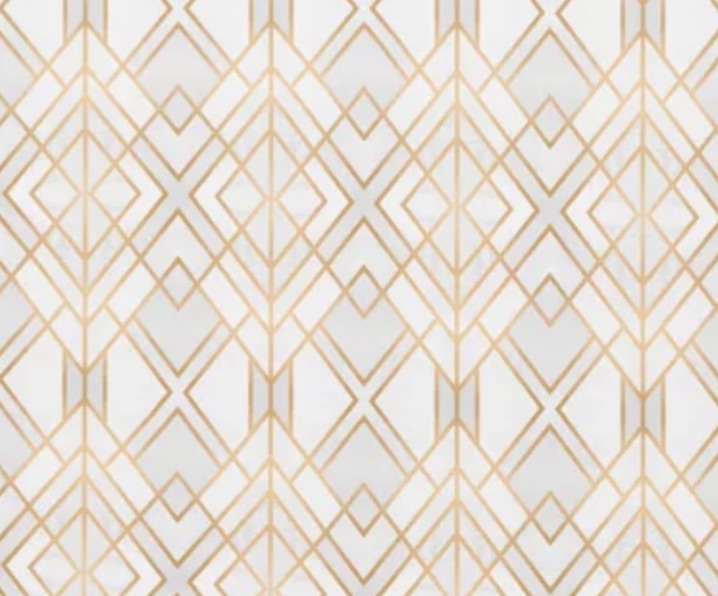 Geometric wallpaper print